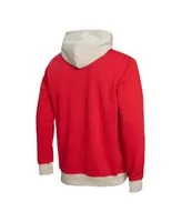 Men's Mitchell & Ness Red Kansas City Chiefs Big Face 5.0 Pullover Hoodie