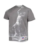 Men's Mitchell & Ness Julius Erving Heather Gray New York Nets Above The Rim T-shirt