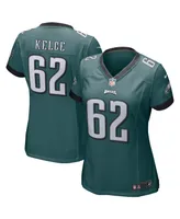 Women's Nike Jason Kelce Green Philadelphia Eagles Game Jersey