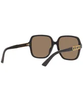 Gucci Unisex Polarized Sunglasses, GG1189S - Silver