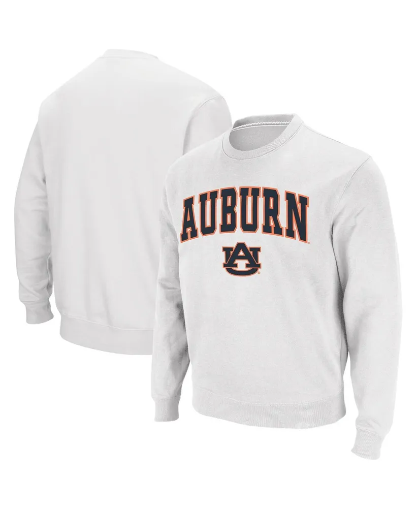 Colosseum Men's Auburn Tigers Arch and Logo Crew Neck Sweatshirt