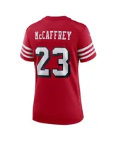 Women's Nike Christian McCaffrey Scarlet San Francisco 49ers Alternate Game Player Jersey