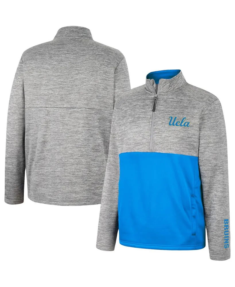 Men's Colosseum Gray Ucla Bruins John Half-Zip Jacket