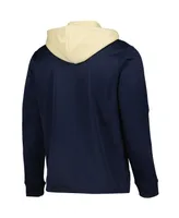 Men's Colosseum Notre Dame Fighting Irish Luge 3.0 Quarter-Zip Hoodie
