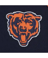 Men's G-iii Sports by Carl Banks Navy Chicago Bears Defender Raglan Full-Zip Hoodie Varsity Jacket