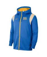 Men's Nike Blue Ucla Bruins Sideline Lockup Performance Full-Zip Hoodie Jacket