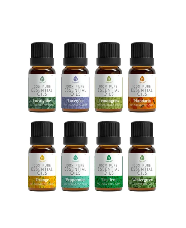 Pursonic Essential Aromatherapy Oils - 6 Pack Gift Set