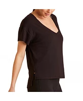 Alala Plus V-Neck Indio Rib Tee