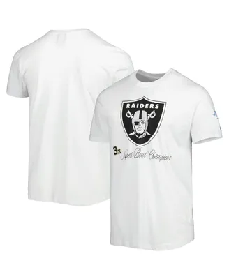 Men's New Era White Las Vegas Raiders Historic Champs T-shirt