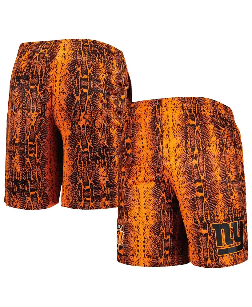 Men's New Era Orange York Giants Summer Pop Shorts