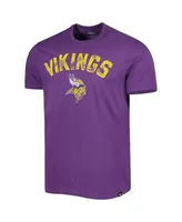 Men's '47 Brand Purple Minnesota Vikings All Arch Franklin T-shirt