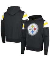 Men's '47 Brand Black Pittsburgh Steelers Premier Nico Pullover Hoodie