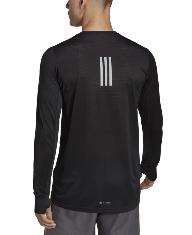 Men\'s Performance Aeroready Long-Sleeve Hawthorn Adidas | the Run T-Shirt Own Mall