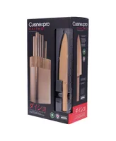 Cuisine::pro Daisho Nara Knife Block Copper Set, 6 Piece