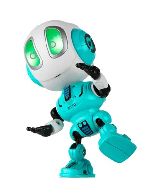 Force1 Ditto Mini Voice Changer Robot Toy for Kids - Blue