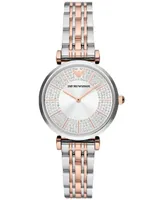 Emporio Armani Women's Two-Tone Stainless Steel Bracelet Watch 32mm - Two