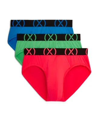 2(x)ist Men's Micro Sport No Show Performance Ready Brief, Pack of 3
