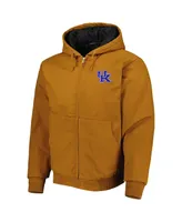 Men's Dunbrooke Tan Kentucky Wildcats Dakota Full-Zip Hoodie Jacket