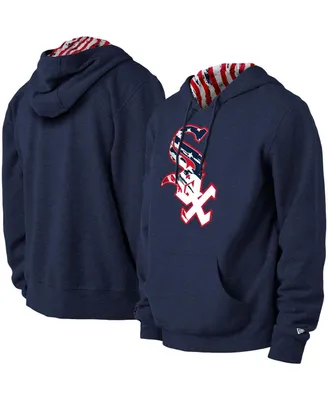Men's New Era Navy Chicago White Sox 4th of July Stars and Stripes Pullover Hoodie