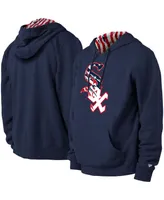 Men's New Era Navy Chicago White Sox 4th of July Stars and Stripes Pullover Hoodie