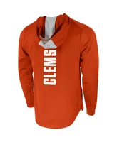 Men's Nike Orange Clemson Tigers 2-Hit Performance Pullover Hoodie