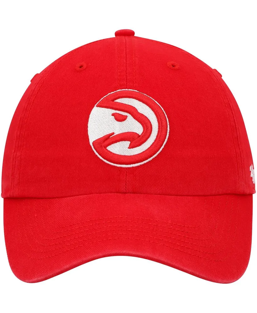 Men's '47 Brand Red Atlanta Hawks Franchise Fitted Hat