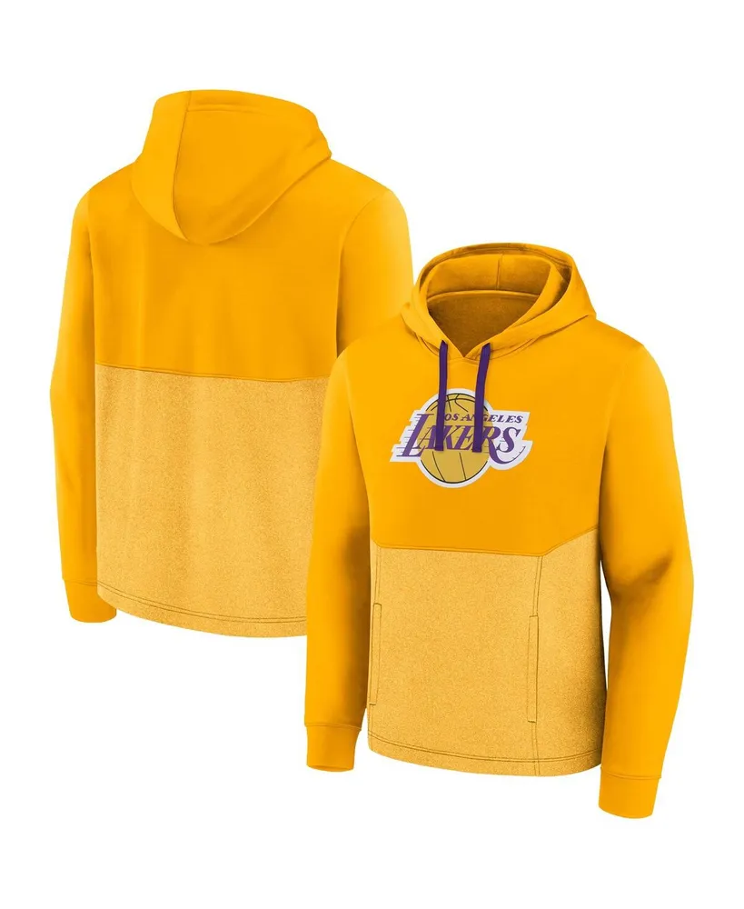 Fanatics Branded Purple And Gold Los Angeles Lakers Big And Tall Double  Contrast Pullover Hoodie in Blue for Men