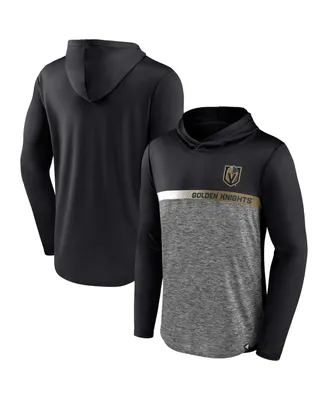 Men's Fanatics Black Vegas Golden Knights Podium Defender Pullover Hoodie