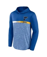 Men's Fanatics Blue St. Louis Blues Podium Defender Pullover Hoodie