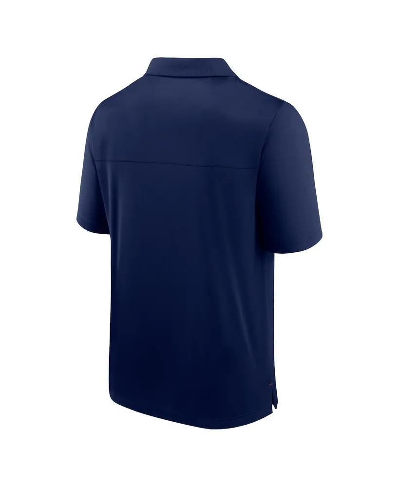 Men's Fanatics Navy Atlanta Braves Hands Down Polo Shirt