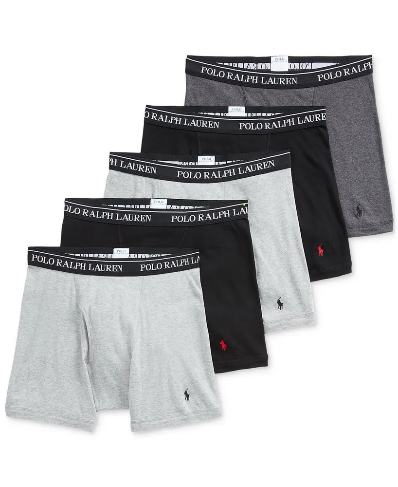 Polo Ralph Lauren Men's 5-Pack Classic Cotton Boxer Briefs