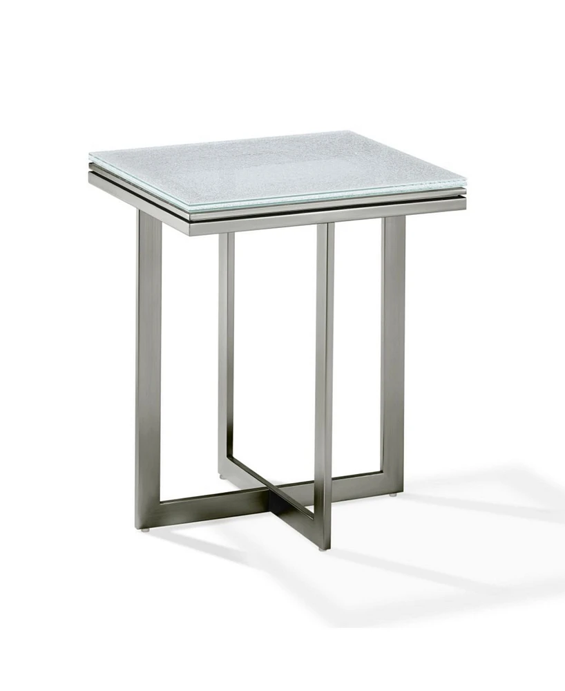 Eliza Glass Occasional End Table