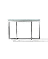 Eliza Glass Occasional Media Console Table