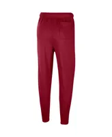 Men's Jordan Crimson Oklahoma Sooners Logo Travel Fleece Pants