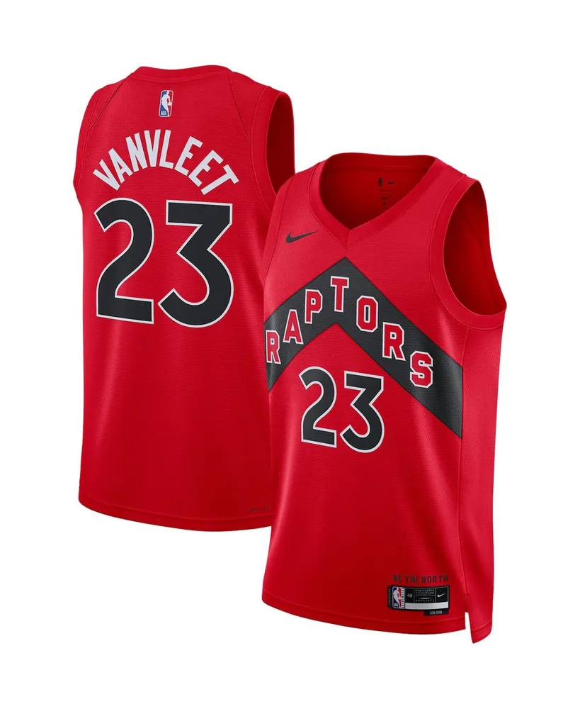 Men's and Women's Nike Fred VanVleet Red Toronto Raptors 2022/23 Swingman Jersey - Icon Edition