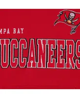 Men's Starter Red Tampa Bay Buccaneers Draft Fleece Raglan Pullover Hoodie