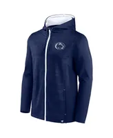 Men's Fanatics Navy Penn State Nittany Lions Ball Carrier Full-Zip Hoodie