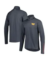 Men's Msx by Michael Strahan Charcoal Washington Commanders Half-Zip Hoodie