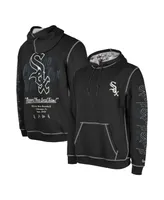 Men's New Era Black Chicago White Sox Team Split Pullover Hoodie