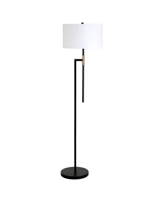 Nico 63" Tall Floor Lamp with Fabric Shade