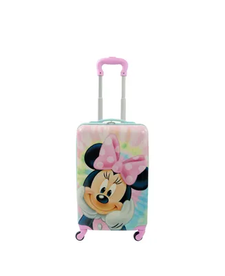 Ful Disney Minnie Mouse Tie Dye Kids 21" Hard Side Spinner Luggage