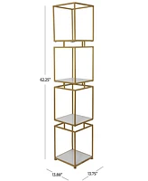 Marble Glam Shelving Unit