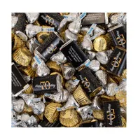 105 pcs 70th Birthday Party Candy Hershey's Chocolate Mix (1.75 lb)