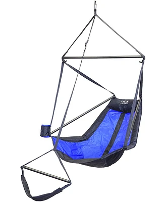 Eno Lounger Hanging Chair - Portable Outdoor Hiking, Backpacking, Beach, Camping, and Festival Hammock Chair - Purple/Teal