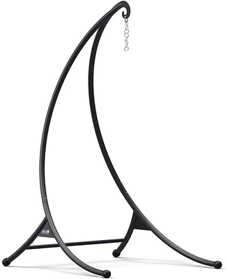 Eno SkyPod Hanging Chair Stand - Stand for 1 Person Backyard Hammock Chair Swing - Outdoor Patio Furniture for Backyard, Lawn, or Balcony - Charcoal