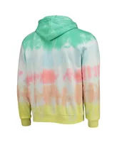 Men's The Wild Collective Mint, Coral Wnba Logowoman Pride Pullover Hoodie