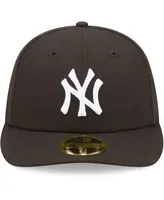 Men's New Era New York Yankees Black, White Low Profile 59FIFTY Fitted Hat