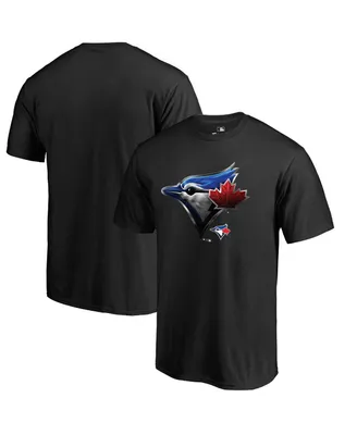 Men's Fanatics Black Toronto Blue Jays Midnight Mascot T-shirt