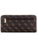 Guess Laurel Large 4G Monogram Zip Around Wallet