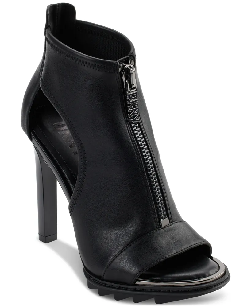 Dkny Women's Dua Zip Open-Toe Stiletto Shooties